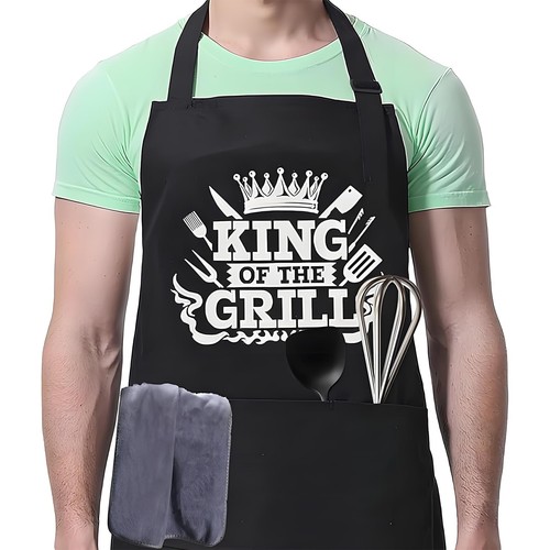 Funny bbq apron - apron, men