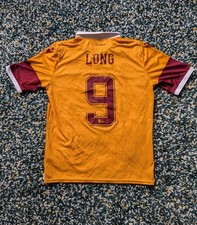 Motherwell FC  Football Shirt 2020-2021 Home Chris Long 9 Size Small Macron