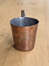 Pussers Rum 1/2 Gill HMS Plymouth Copper Measure