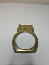 Brass Owl Shaped Magnifying
