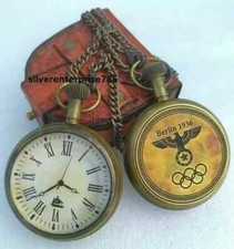 Vintage Brass Pocket Watch