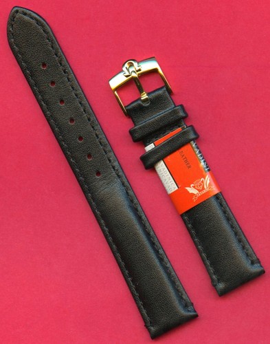 Genuine black calf leather - black,