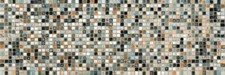 Mosaic Ceramic Solid Wall Tile|Bathroom Feature Tile | Blue Beige Grey | 90x30cm