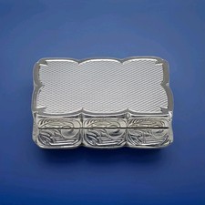 Sterling silver engine turned - sterling,