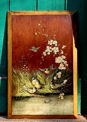 Painted antique chinoiserie - painted,