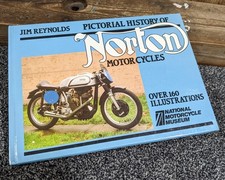 Pictorial History of Norton Motor Cycles - Jim Reynolds (HB 1985) Vintage 1st Ed