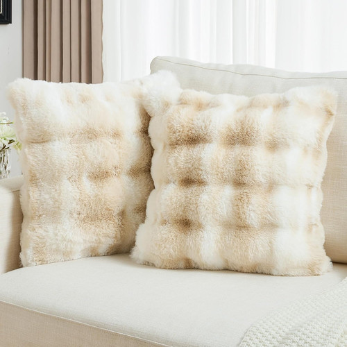 Set fluffy faux - of,
