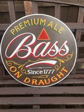 Bass Vintage Sign 22” Hand