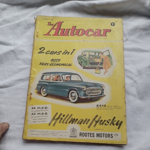 Autocar magazine march 1957 - march,
