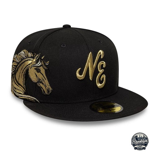 Horse era logo black gold - logo, black/