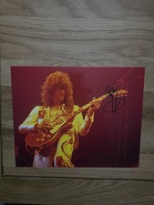 Jimmy Page 10 X 8 Pic Hand
