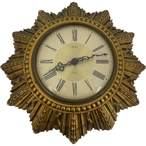 Vintage smiths sunburst wall - smiths,