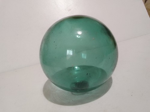Vintage green glass fishing