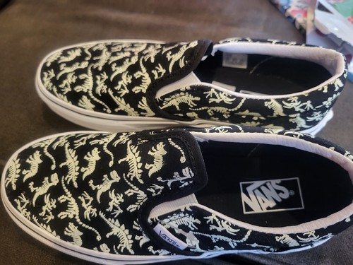 New kids vans slip dino - new,