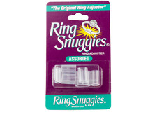 Ring Snuggies Plastic Adjuster Ring Size Reducer Clip Pack Of 6 Assorted Size 