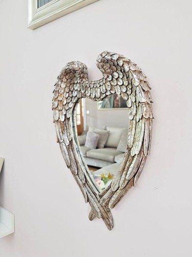 Angel wings mirror heart - mirror,