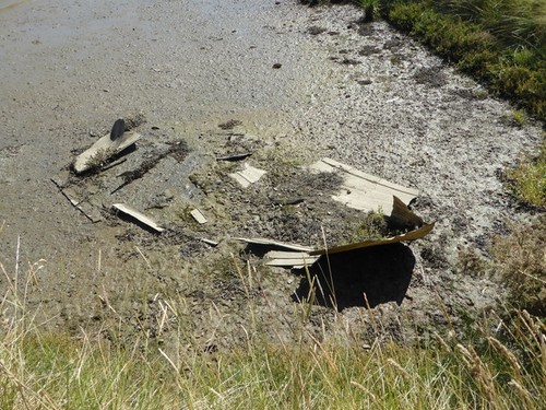 Photo 6x4 ruined - ruined, boat