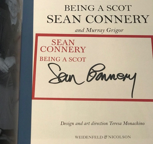 Sean connery signed 1st - signed,