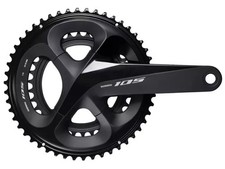 Shimano 105 11 speed crankset, Black, 165mm, 53-39