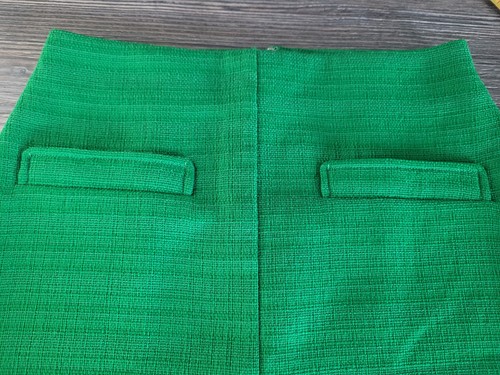Mini skirt emerald green - skirt,