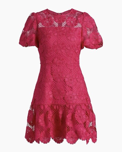 Milly yasmin lace mini dress - lace,