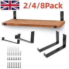 6x Shelf Brackets Rustic Heavy Duty Industrial Scaffold Board Shelf Wall Bracket