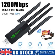 WiFi USB 3.0 Dongle Signal Extender 1200Mbps* Wireless Internet Repeater Booster