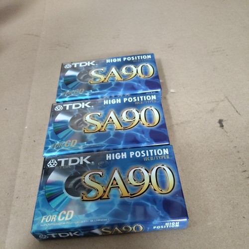 Chrome tdk sa90 cassettes - tdk,