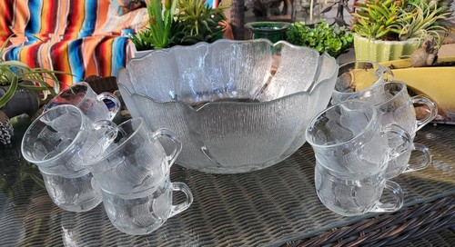 Vintage arcoroc fleur large - arcoroc,