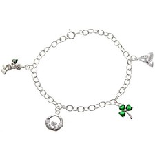 Sterling silver Irish charm