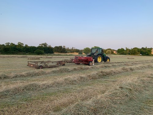 Small hay bales - hay,