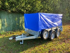 HEAVIEST DUTY 660gsm Ifor Williams GD84 Full Mesh Side Tailored Trailer Cover