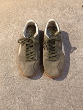 Puma Bluebird Green Suede Size UK8 Vintage Indie