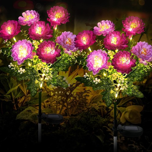 Solar powered flowers - powered,