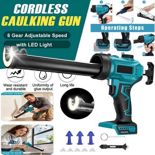 Cordless electric glass mastic - glass,