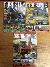 EARTHMOVERS Magazines Jan 2025 Oct 2024 FORESTRY MACHINERY Autumn 2023 Iss 11 x3