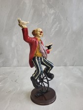 Vintage Circus Clown Riding