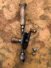 Hattersley And Ridge Limited Sheffield Vintage Hand Drill With Boxwood Handles