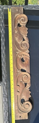 Antique wooden furniture panel - antique,