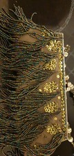 Beautiful Green N Gold Evening Bag Unusual And Very Stylish NEW