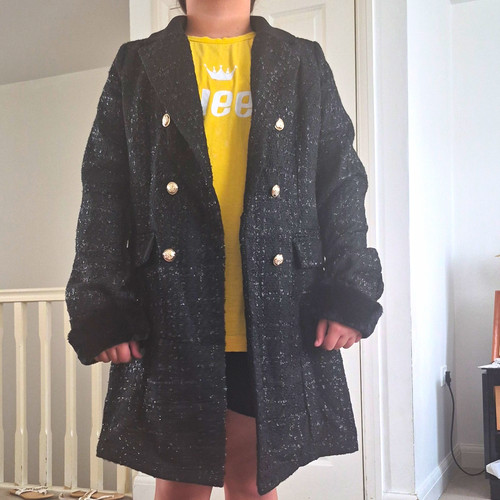 Women black tweed - black,