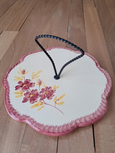 Vintage porcelain cake stand - vintage,