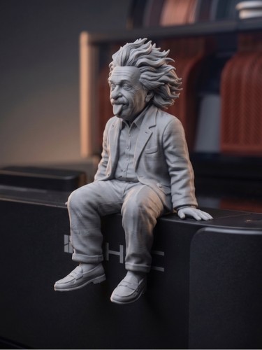 Sitting einstein model - 3d,
