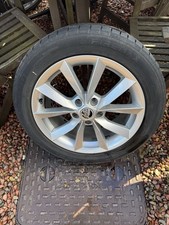 SKODA YETI ALLOY WHEEL 17" Full Set 225/50/17 Dsg 4x4 Se Tdi Se Scudo X4 Tyres