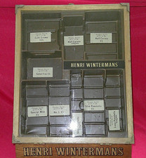 VINTAGE HENRY WINTERMANS CIGAR DISPLAY UNIT   ( 1000 ) FROM LARGE COLLECTION