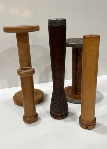 Wooden textile mill bobbins - wooden,
