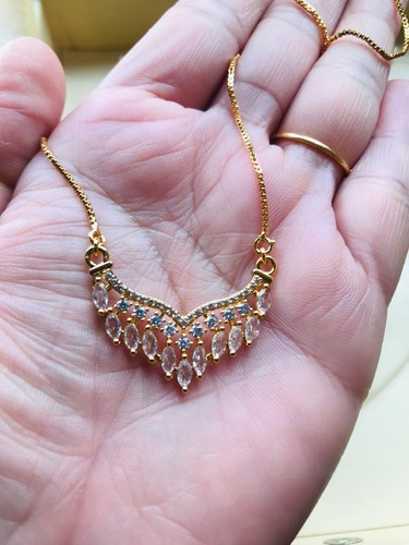 Inch necklace ct gold - 20,