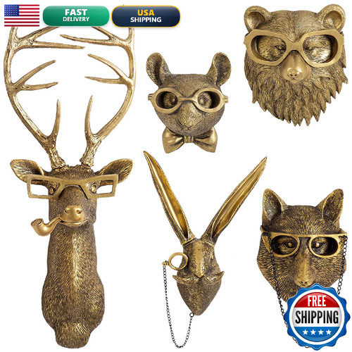 Guasdie animal heads wall - heads,