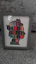 Queen Elizabeth  Framed Stamp