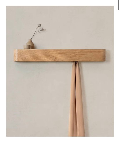 Wall mounted coat rack toke - wall-mounted,